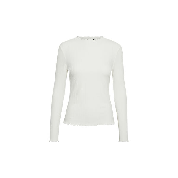 CandaceKB LS Tee, egret, Karen by Simonsen