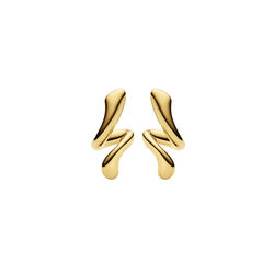 Coil Curl Studs, guld, Maria Black