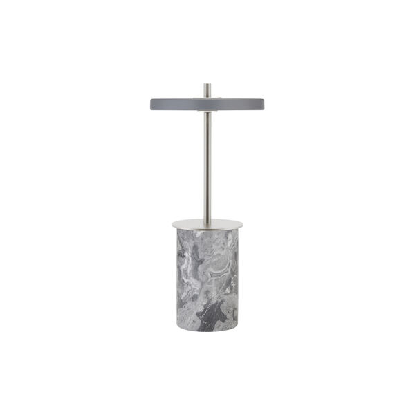Asteria Move Mini Portable Lamp, grey marble steel, UMAGE