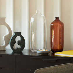 Vessel vase, brun/mocka, LSA International