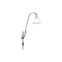 Bestlite BL6 Wall Lamp, bone china/chrome, GUBI