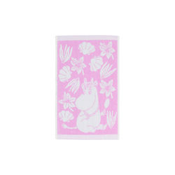 Mumi håndklæde seashells pink Mumi håndklæde seashells pink, Moomin Arabia