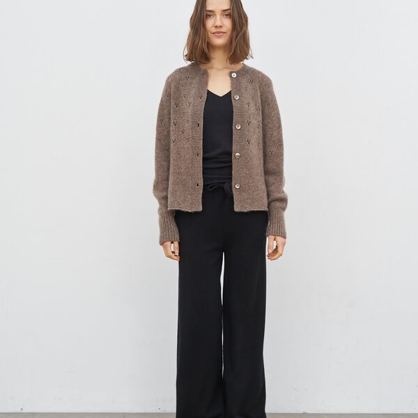 Harmonie Cardigan, hazelnut, CARE BY ME