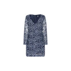 MauritiaBBLucille dress, blue flower, Bruuns Bazaar