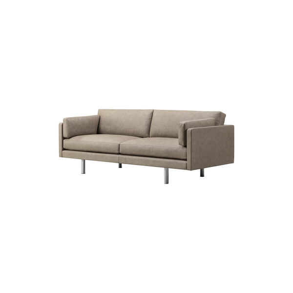 EJ220 2-pers. sofa, burned grey 40783, Fredericia Furniture