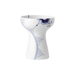 Blå Mega Riflet vase 19 cm, Royal Copenhagen