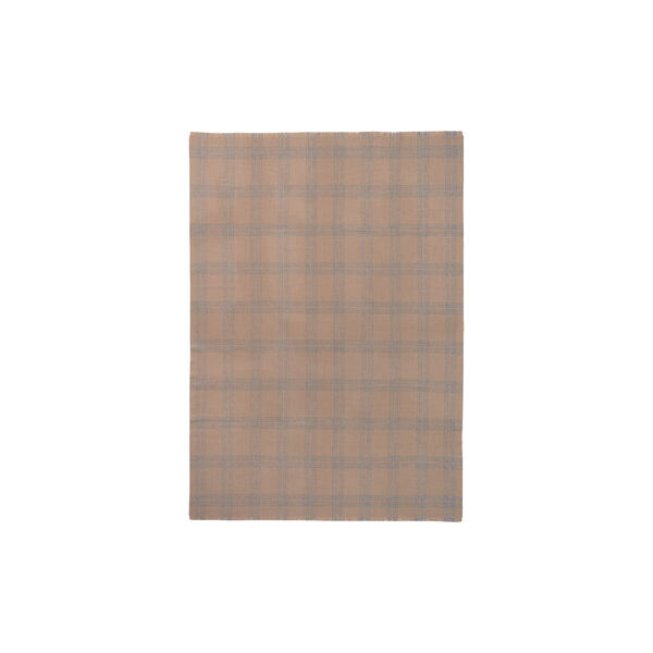 Check plaid, camel/light grey, ELVANG