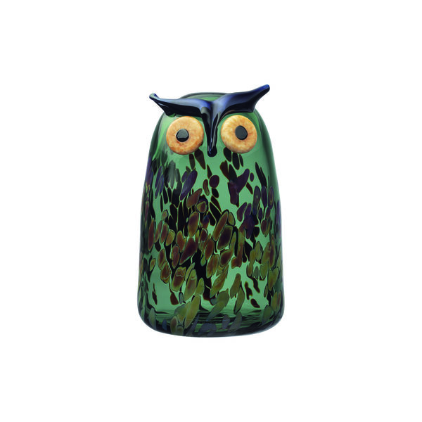 Birds by Toikka hornugle, pine green, Iittala