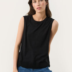 TinemariePW Waistcoat, black, Part Two