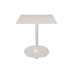 PICO Café Table with Round Base 70x70, muted white, HOUE