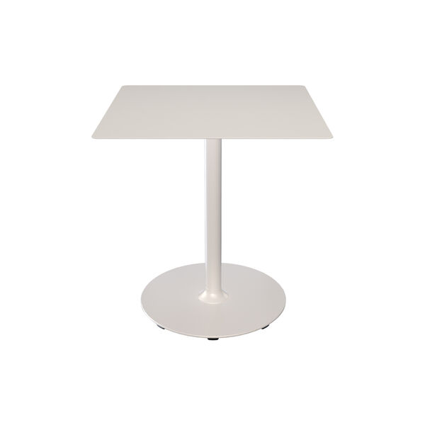 PICO Café Table with Round Base 70x70, muted white, HOUE