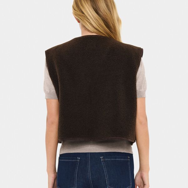 IcariaSZ Vest, dark oak, Saint Tropez