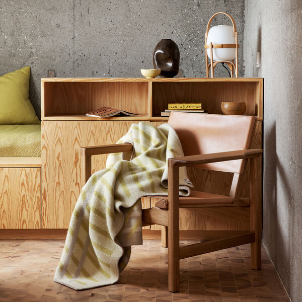 BISLETT Throw, lemon tart, Røros Tweed