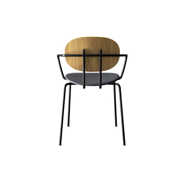 PIET HEIN Chair with Arms, olieret eg/Solid Black 509 PIET HEIN Chair with Arms, olieret eg/Solid Black 509, Sibast Furniture