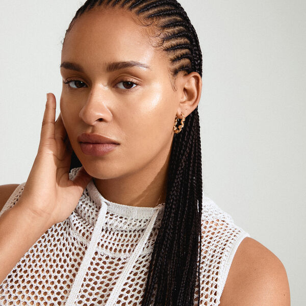 LARISA &Oslash;reringe, gold plated, Pilgrim