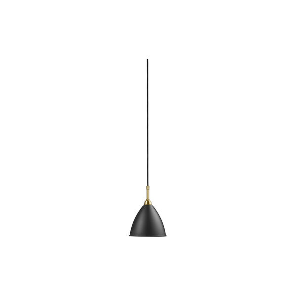 Bestlite BL9 Pendant, soft black semi matt/brass Bestlite BL9 Pendant, soft black semi matt/brass, GUBI