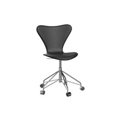 Serie 7™ 3117 forsidepolstret kontorstol, Essential black Serie 7™ 3117 forsidepolstret kontorstol, Essential black, Fritz Hansen