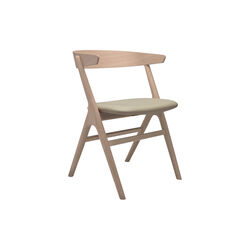 Sibast No 9 spisestol, white oiled oak/light grey, Sibast Furniture