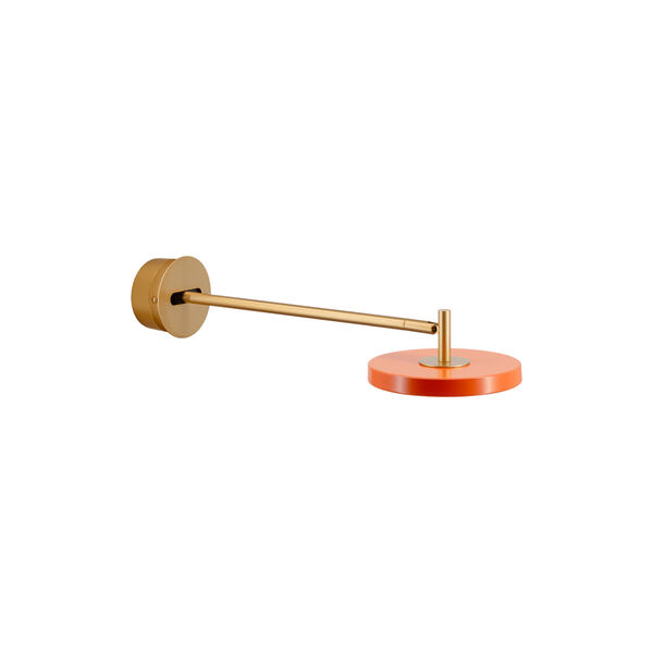 Asteria Long Wall Lamp, nuance orange, UMAGE