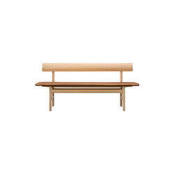 The Mogensen Bench bænk, sæbebehandlet eg/cognac, Fredericia Furniture