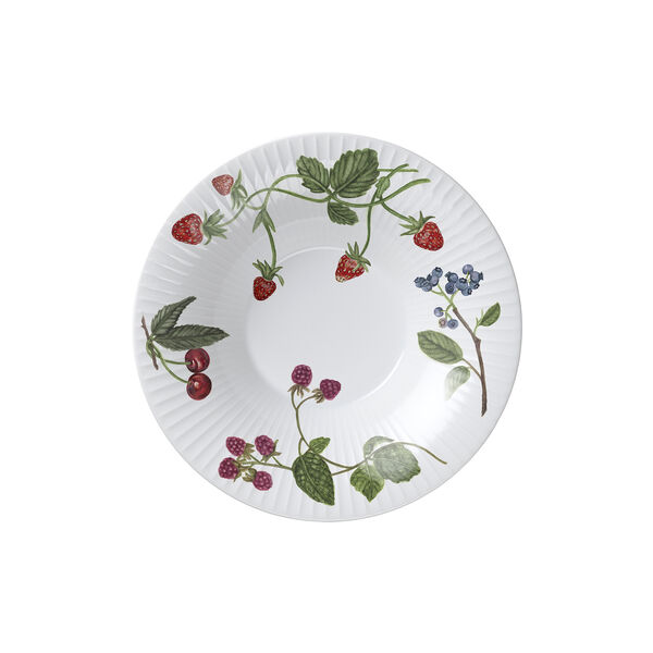 Hammershøi Summer Dyb tallerken Ø 21 cm, sommerbær, Kähler