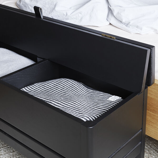 A Line Storage Bench, black, Form & Refine
