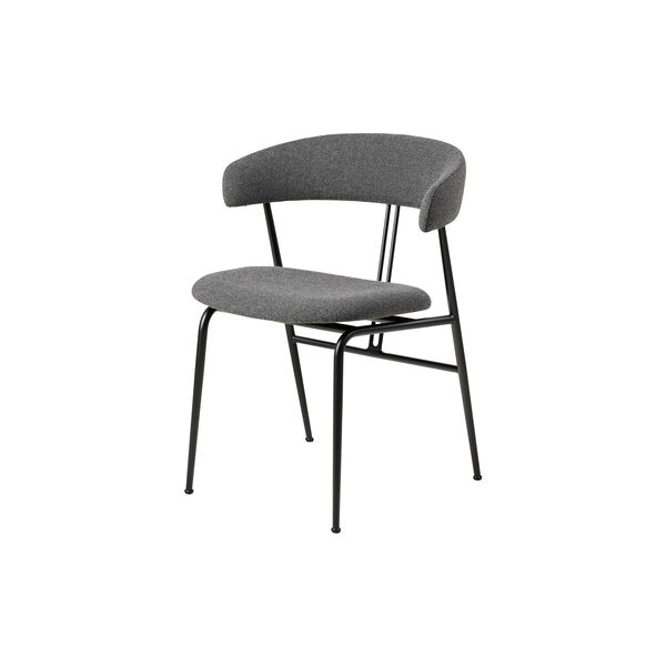 Violin Dining Chair, Hallingdal 173/black matt, GUBI