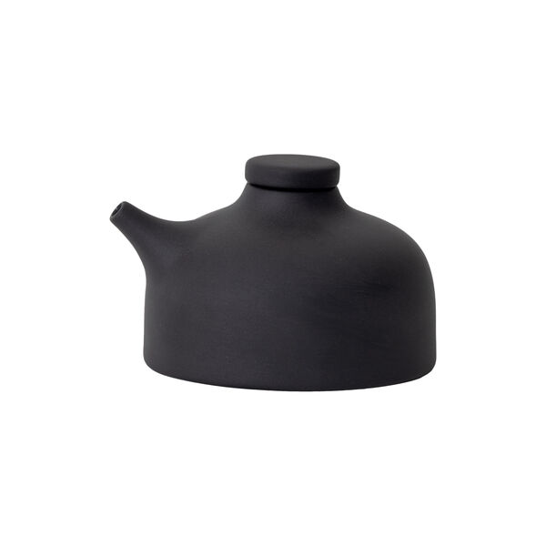 Sand Secrets Soy Pot, black clay, Design House Stockholm