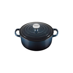 Signature rund st&oslash;bejernsgryde &Oslash; 20 cm, nuit, Le Creuset