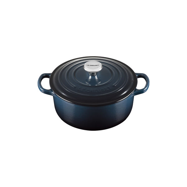 Signature rund st&oslash;bejernsgryde &Oslash; 20 cm, nuit, Le Creuset
