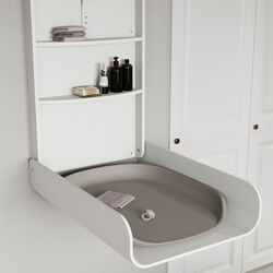 Sebra v&aelig;gh&aelig;ngt puslebord, classic white, Sebra