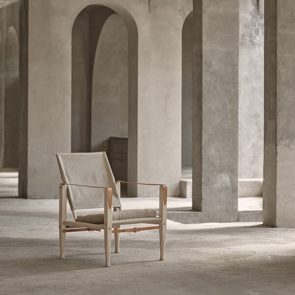 KK47000 Safaristolen, hvidolieret ask/natur, Carl Hansen & S&oslash;n