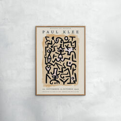 Paul Klee - Modern Art exhibition, Poster & Frame