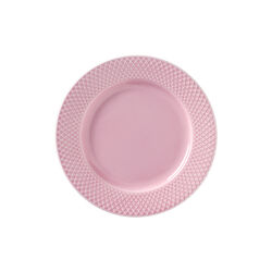 Rhombe Color frokosttallerken &Oslash; 21 cm, rosa, Lyngby Porcel&aelig;n