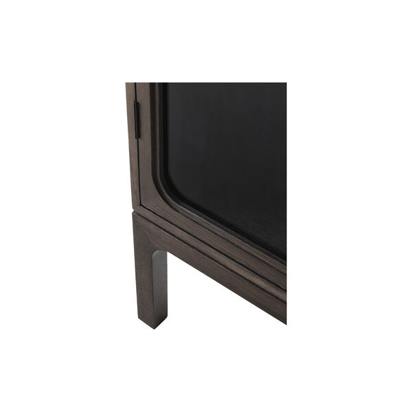 Trace SC88 vitrineskab, dark stained oak, &Tradition