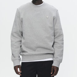 WWTye Sweatshirt, light melange grey, Wood Wood