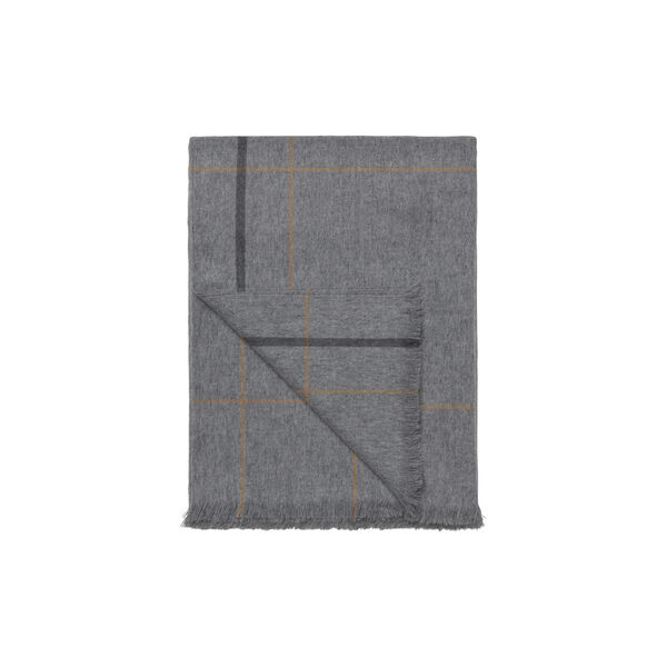 Square plaid, light grey, ELVANG
