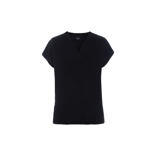 Nitto &aelig;rmel&oslash;s bluse, black, BITTE KAI RAND