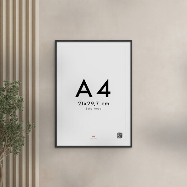Wood Frame, black, Poster & Frame