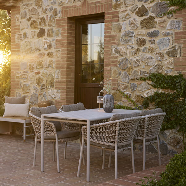 Ocean stol hyndes&aelig;t, light brown, Cane-line