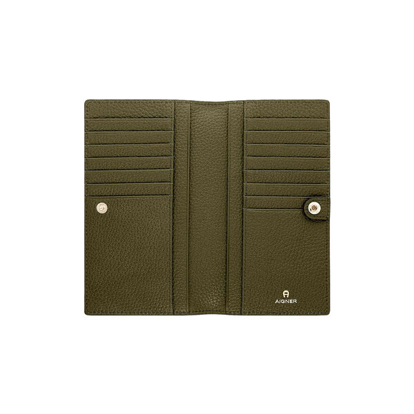 Delia Bill and card case, dark olive, Aigner