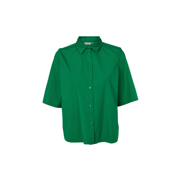 Silje SS Shirt, abundant green, Basic Apparel