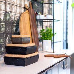 Rektangulært ovnfast fad med varmebrik, Dutchdeluxes