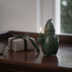 LED Smooth candle Santa Claus | Olive green, Uyuni Lighting