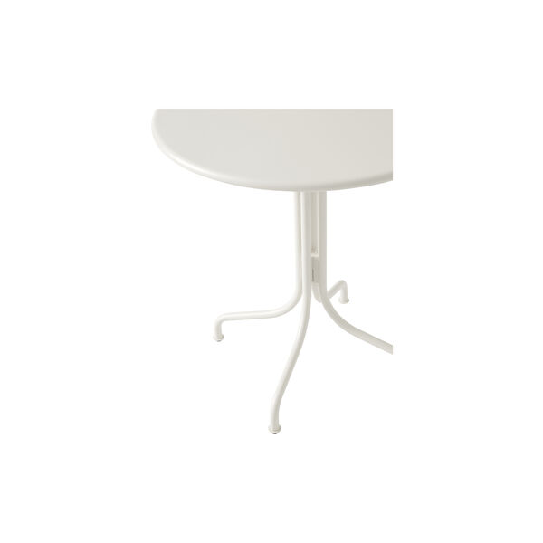 Thorvald SC96 Outdoor Café Table Round, ivory, &Tradition