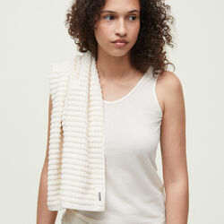 Cotton Senshu Towel, pure ecru, Aiayu