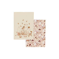 Mumi Viskestykke s&aelig;t 50x70 Housekeeping, Moomin Arabia