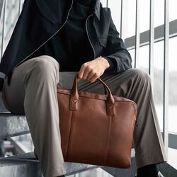 AxelMBG Laptop Bag, cognac, Markberg