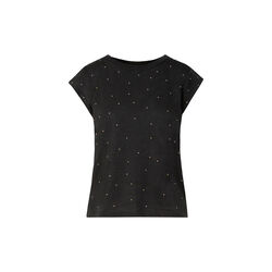 CC Heart STUD tee, black, Coster Copenhagen