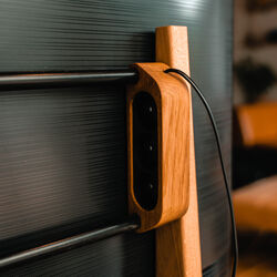 Stikdåse (Stander), olieret eg/sort, KRISTIAN JUUL